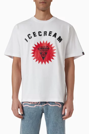 Signet Logo T-shirt in Cotton