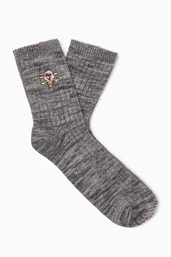 Cones & Bones Marl Socks