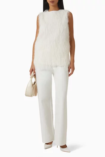 بلوزة ياسمين بشرّابات