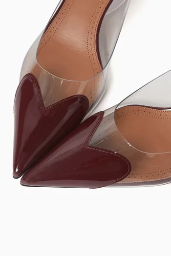 Le Cœur 55 Slingback Sandals in Patent Lambskin