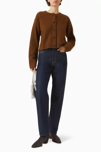 Cardigan in Boiled-wool