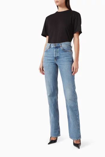 Crescent Moon Oversized T-shirt in Cotton