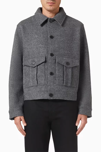 Jacket in Boiled Wool