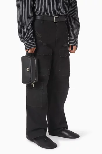 Rodeo Toiletry Pouch in Smooth Calfskin