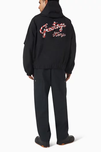 Winter Holidays Windbreaker Jacket