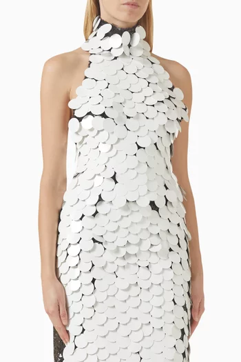 بلوزة اولا مطرزة بالترتر