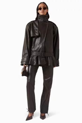 Biker Jacket in Leather