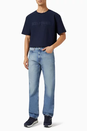 بنطال جينز دوفر بساق مستقيمة دينم