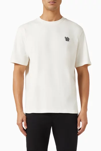 Badge T-shirt in Cotton