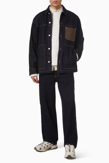 Cosy Texture Badge Sweater