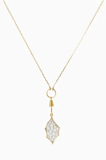 Kasbah Diamond Necklace in 18kt Yellow Gold
