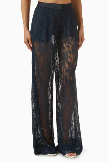 Wide-leg Pants in Lace