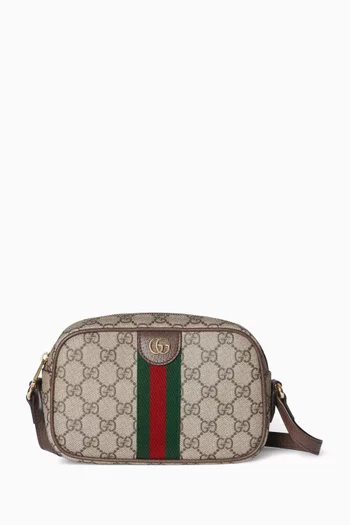 Small Ophidia Camera Bag in Monogram Canvas