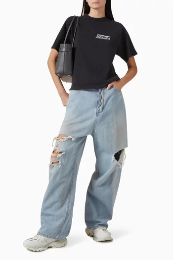 Medium-fit Masking Tape T-shirt in Jersey