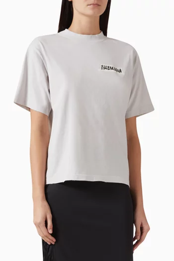 Medium-fit Masking Tape T-shirt in Jersey