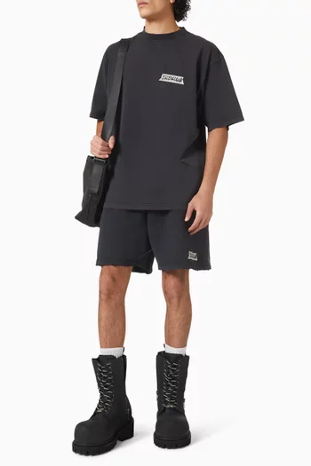 شورت بأشرطة لاصقة صوف سريع الجفاف