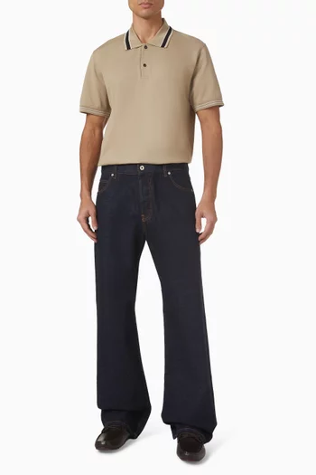 Polo Shirt in Cotton Pique