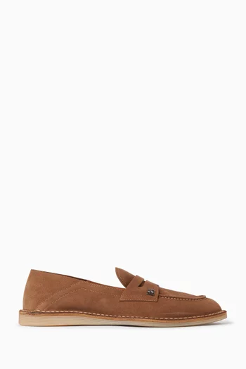 حذاء سهل الارتداء بسير بيني جلد