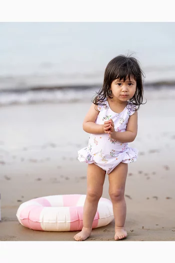 لباس سباحة ميرا مزين بنقشة