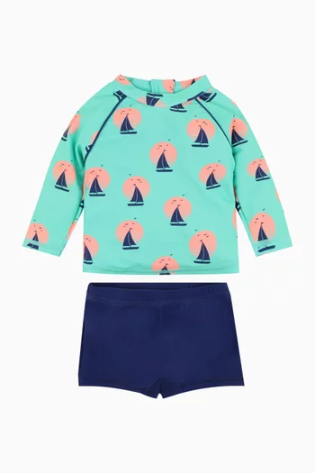 Jarvis Print Swim Set