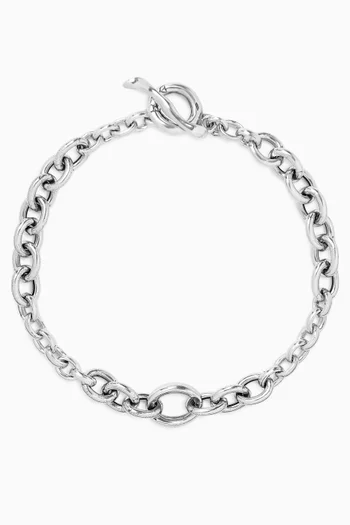 Oval Link Nomad Bracelet in Sterling Silver