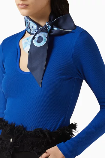 وشاح باندو بنقشة بريزا حرير