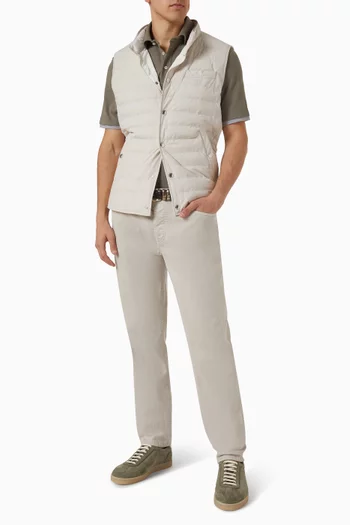 بنطال جينز بتصميم مصبوغ دينم