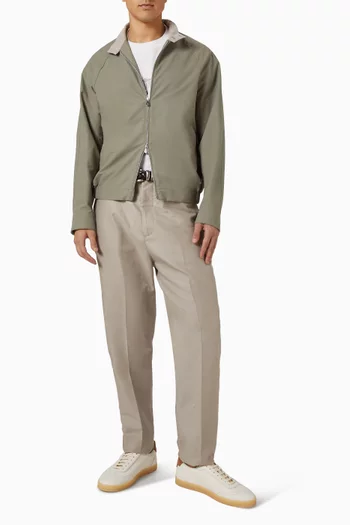 جاكيت قطن غابردين معالج لمقاومة الماء