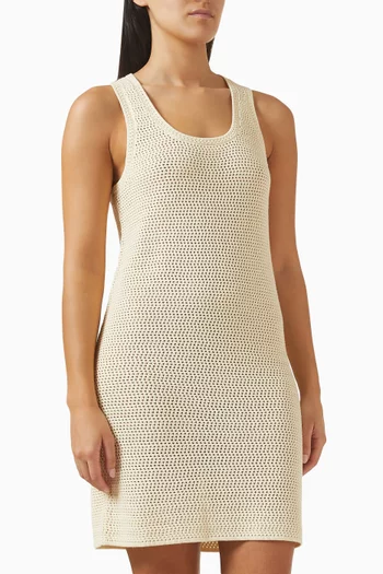 Arie Striped Mini Dress in Organic Cotton Blend