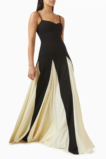 Paloma Dress in Crepe & Georgette