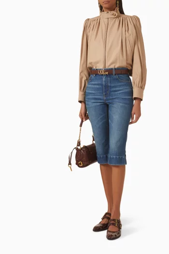 جاكيت بول بكشكش قطن وقنب عضوي