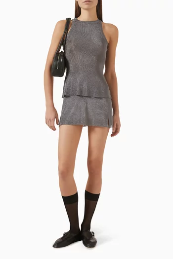 Jewels Mini Skirt in Knit