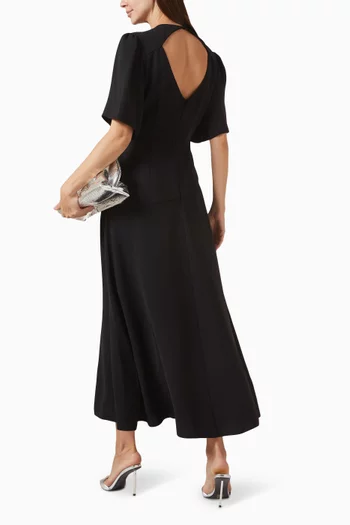 فستان طويل بخصر منخفض