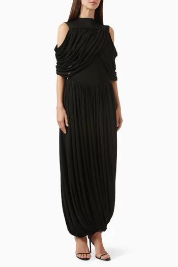 فستان اثيل جيرسيه لامع