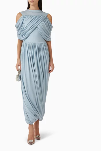 فستان اثيل جيرسيه لامع