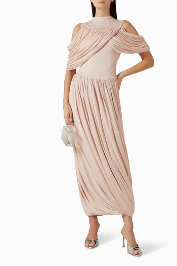 فستان اثيل جيرسيه لامع