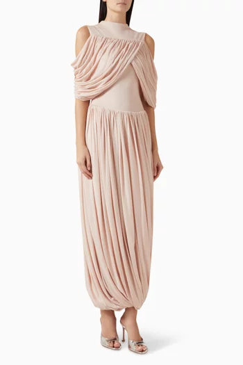 فستان اثيل جيرسيه لامع