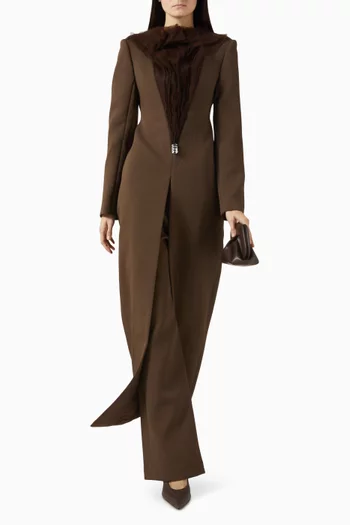 معطف كارمن قماش بدل تويل