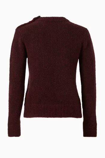 Bouclé Jumper in Wool