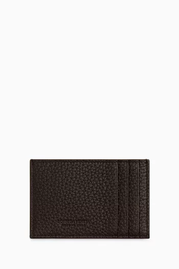 Credit Card Case in Intrecciato Leather