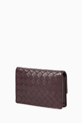 Andiamo Chain Wallet on Intrecciato Leather