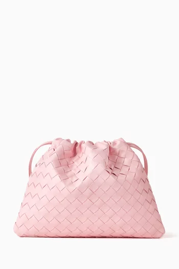 Medium Dustbag in Intrecciato Leather