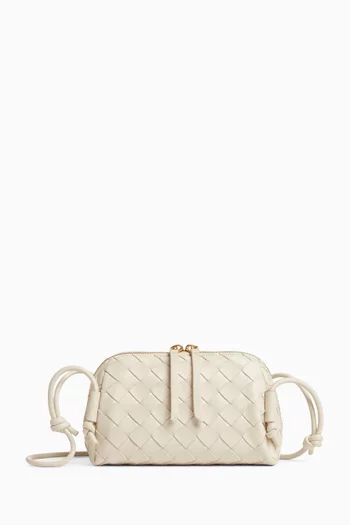 Concert Pouch in Intrecciato Leather