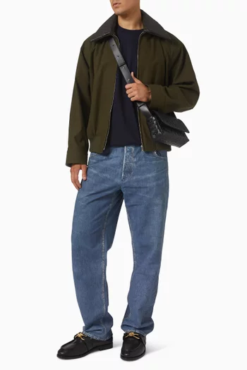 Blouson Jacket in Cotton Twill