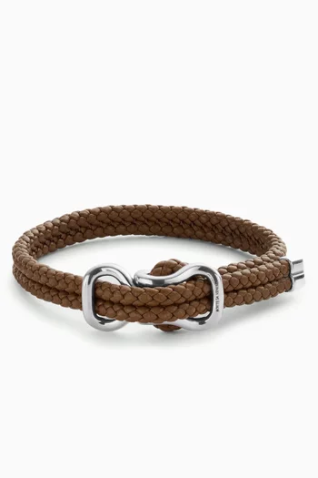 Braided Bracelet in Leather