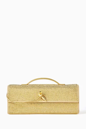 كلاتش أنديامو مرصع بالكريستال جلد