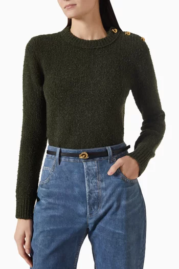 Knot Belt in Calfskin Leather