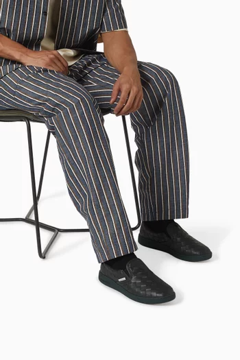 سنيكرز سوير جلد مجدول