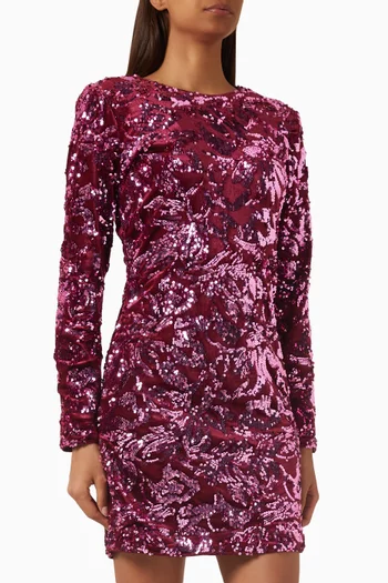 Yasrococo Sequin-embellished Dress