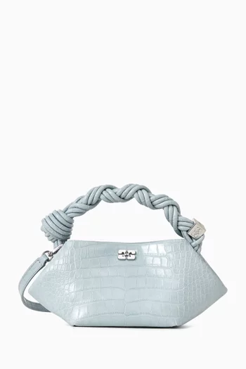 Mini Bou Bag in Recycled Croc-embossed Leather